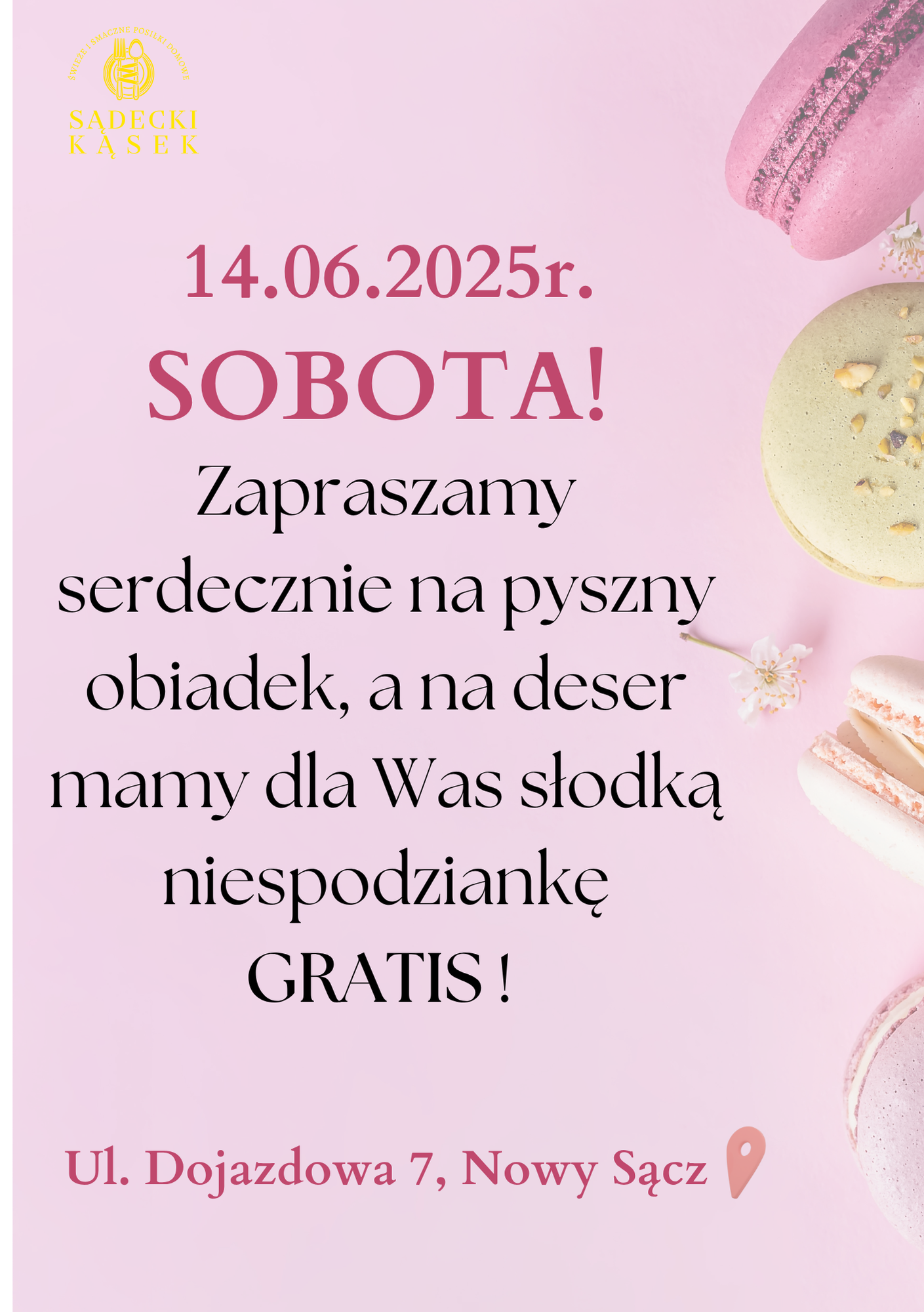 Zapraszamy na pyszny obiad ! 
